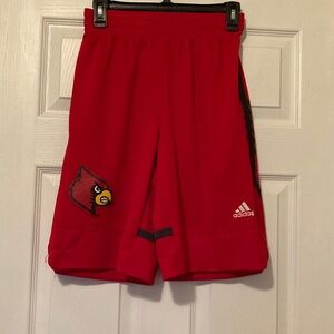 Adidas Scarlet Red Athletic Shorts